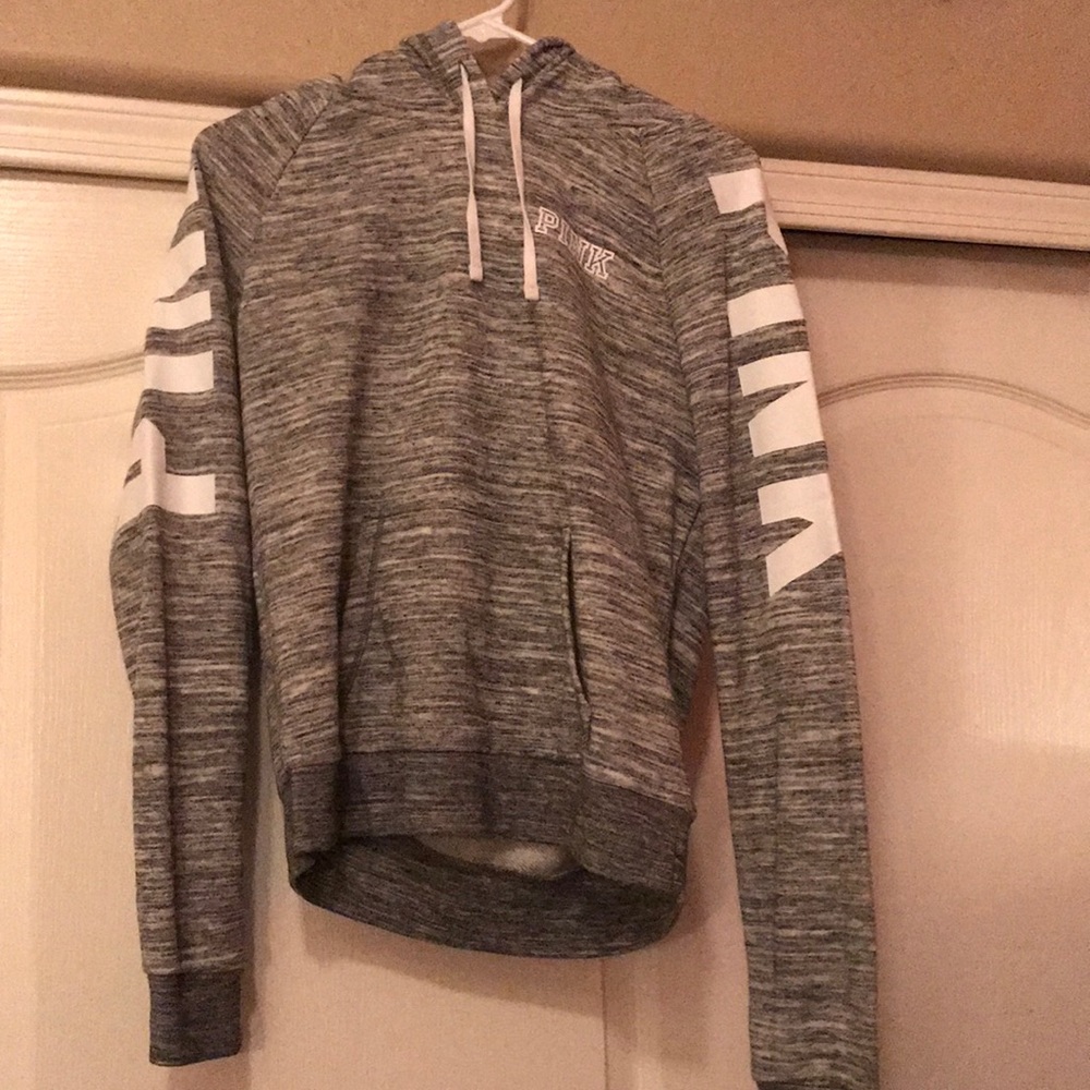 VS Pink Gray Sweatshirt sz M